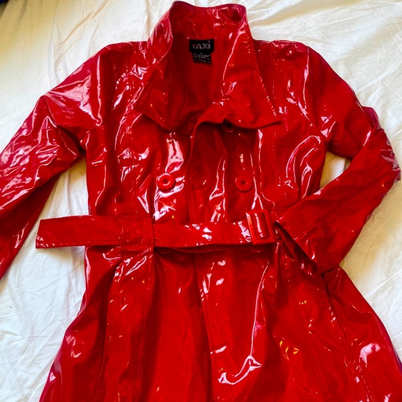 Taxi Jackets & Blazers - Taxi Clothing Brand Red Polyester Nylon Latex feel style Jacket